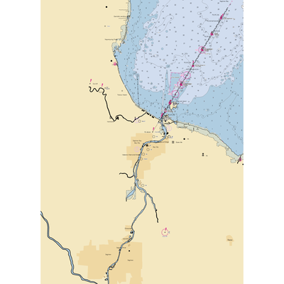 Wheeler Landing Yacht Harbor (Bay City, MI) NOAA Chart  Gaming Mouse Pad