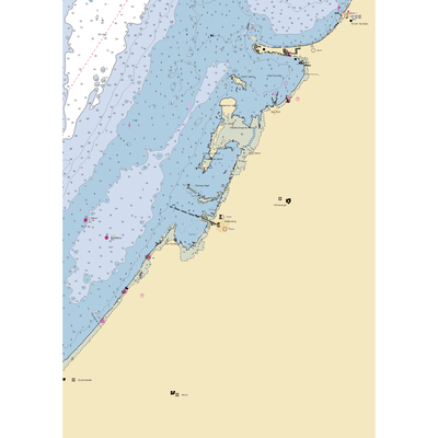 Sebewaing Harbor Marina (Sebewaing, MI) NOAA Chart  Gaming Mouse Pad