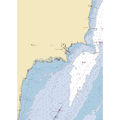 Point Au Gres Marina (Au Gres, MI) NOAA Chart  Gaming Mouse Pad