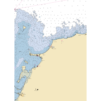 Huron Yacht Club (Caseville, MI) NOAA Chart  Gaming Mouse Pad