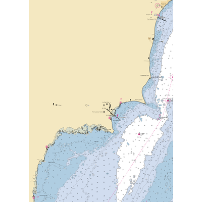 Inland Marine (Au Gres, MI) NOAA Chart  Gaming Mouse Pad