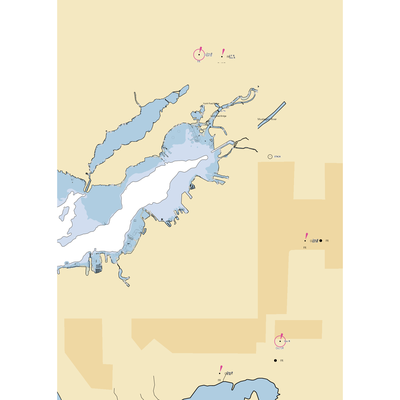 Terrace Point Marina (Muskegon, MI) NOAA Chart  Gaming Mouse Pad