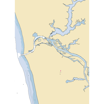 Coastal Zone Marina (Spring Lake, MI) NOAA Chart  Gaming Mouse Pad