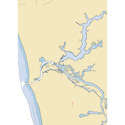 Village Cove Marina (Ferrysburg, MI) NOAA Chart  Gaming Mouse Pad