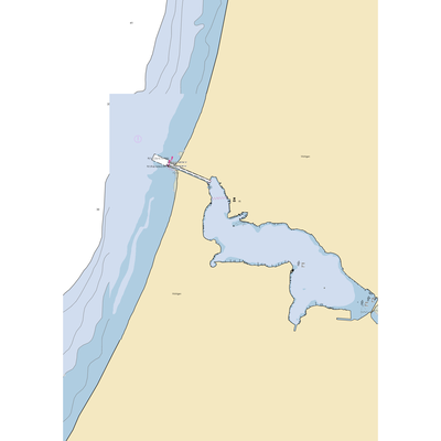 Pentwater Municipal Marina (Mears, MI) NOAA Chart  Gaming Mouse Pad