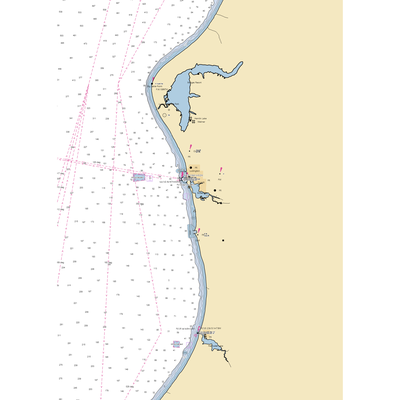 Ray's Marina (Ludington, MI) NOAA Chart  Gaming Mouse Pad