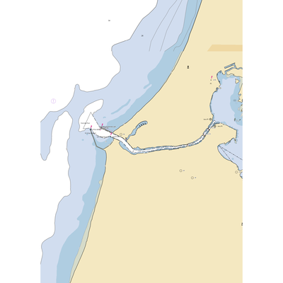 Shipwatch Marina (Eastlake, MI) NOAA Chart  Gaming Mouse Pad