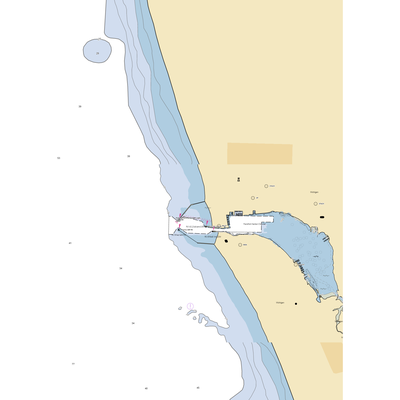 Mitchell Marina (Elberta, MI) NOAA Chart  Gaming Mouse Pad