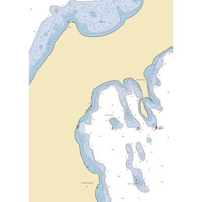 Gull Island Marine Inc. (Northport, MI) NOAA Chart  Gaming Mouse Pad