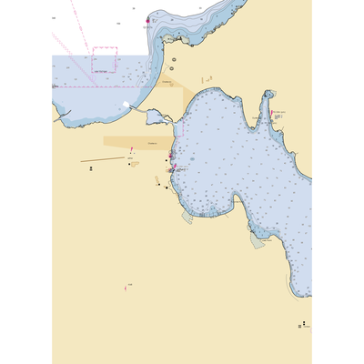 Charlevoix Yacht Club (Charlevoix, MI) NOAA Chart  Gaming Mouse Pad