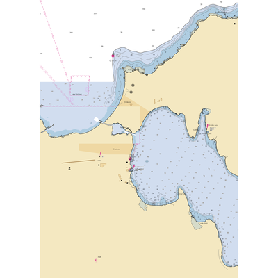 Northwest Marine Yacht Club (Charlevoix, MI) NOAA Chart  Gaming Mouse Pad