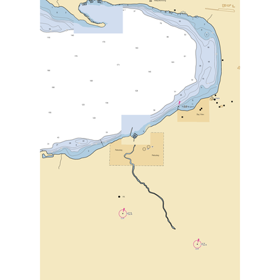 Petoskey Municipal Marina (Petoskey, MI) NOAA Chart  Gaming Mouse Pad