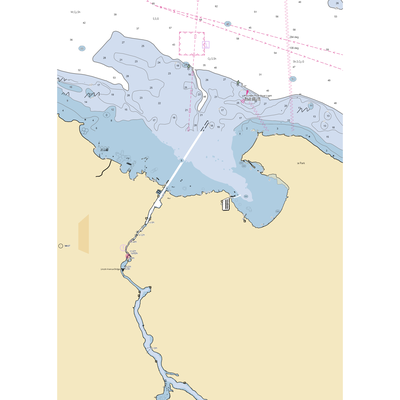 Duncan Bay Boat Club (Cheboygan, MI) NOAA Chart  Gaming Mouse Pad