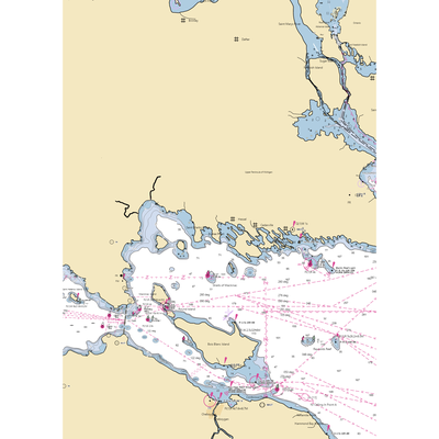 Hessel/Clark Twp. Marina (Hessel, MI) NOAA Chart  Gaming Mouse Pad