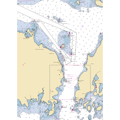 Detour Harbor Marina (De Tour Village, MI) NOAA Chart  Gaming Mouse Pad