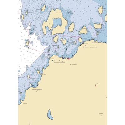 Drummond Island Yacht Haven, Inc. (Drummond Island, MI) NOAA Chart  Gaming Mouse Pad