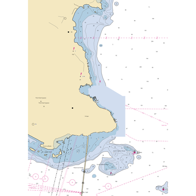 Sheplers Freight Company (Mackinac Island, MI) NOAA Chart  Gaming Mouse Pad