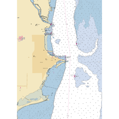 Escanaba Municipal Marina (Wells, MI) NOAA Chart  Gaming Mouse Pad