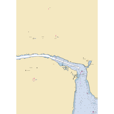 H&Y Marina (Houghton, MI) NOAA Chart  Gaming Mouse Pad