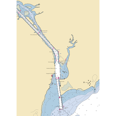 Mooring Pier (Dollar Bay, MI) NOAA Chart  Gaming Mouse Pad