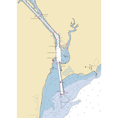 Rasce Marina (Dollar Bay, MI) NOAA Chart  Gaming Mouse Pad