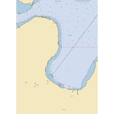 Seaberg Pontoon Rental (Wetmore, MI) NOAA Chart  Gaming Mouse Pad