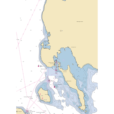 Kaps Marina (Washington Island, WI) NOAA Chart  Gaming Mouse Pad