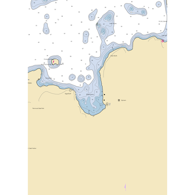 Village of Ephraim (Ephraim, WI) NOAA Chart  Gaming Mouse Pad