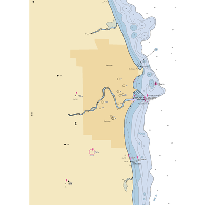 M & H Outboard (Kohler, WI) NOAA Chart  Gaming Mouse Pad