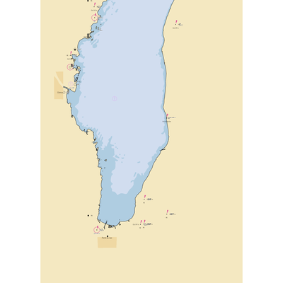 Kalbus Country Harbor (Oshkosh, WI) NOAA Chart  Gaming Mouse Pad