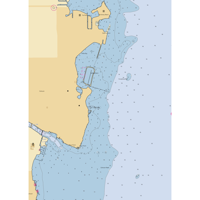 Oshkosh Yacht Club (Oshkosh, WI) NOAA Chart  Gaming Mouse Pad