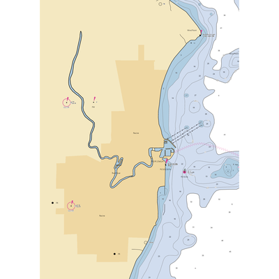 Racine Riverside Marine (Racine, WI) NOAA Chart  Gaming Mouse Pad