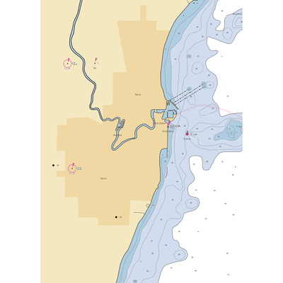 Azarian and Sons Marina (Racine, WI) NOAA Chart  Gaming Mouse Pad