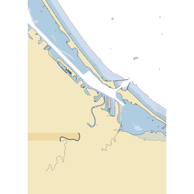 Loon's Foot Marine (Duluth, MN) NOAA Chart  Gaming Mouse Pad