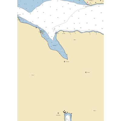 Bottle Bay Marina (Kootenai, ID) NOAA Chart  Gaming Mouse Pad