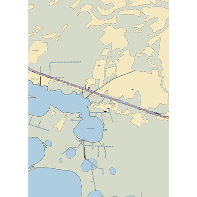 Talen's Marine & Fuel, Lake Arthur Dock (Gueydan, LA) NOAA Chart  Gaming Mouse Pad