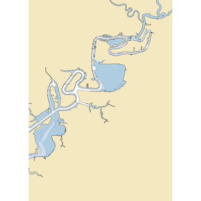 Nalmar Landing (Westlake, LA) NOAA Chart  Gaming Mouse Pad