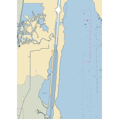 Hackberry Fishing Camp & Marina (Hackberry, LA) NOAA Chart  Gaming Mouse Pad