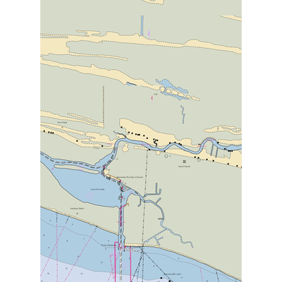 Larry's Seafood and Marina (Creole, LA) NOAA Chart  Gaming Mouse Pad