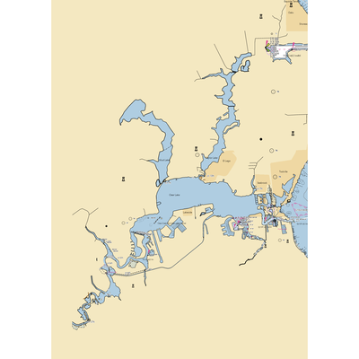 Clear Lake Marine Center (Houston, TX) NOAA Chart  Gaming Mouse Pad