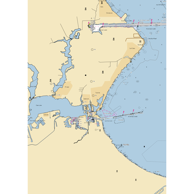 Seabrook Sailing Club (League City, TX) NOAA Chart  Gaming Mouse Pad