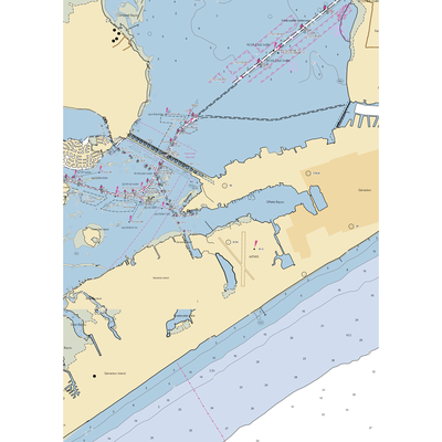 Lakewood South (Galveston, TX) NOAA Chart  Gaming Mouse Pad