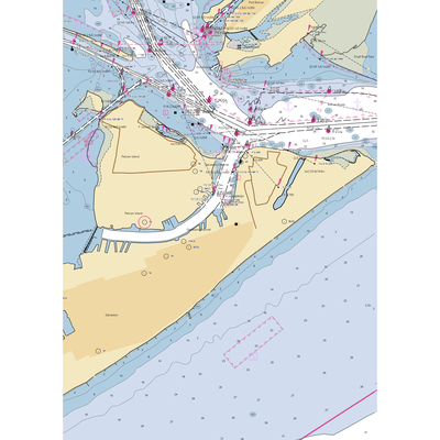 Galveston Yacht Service (Friendswood, TX) NOAA Chart  Gaming Mouse Pad