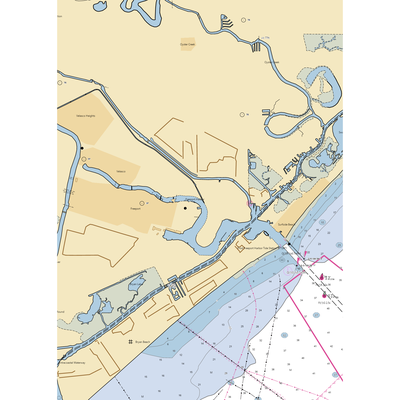 Freeport Launch Services (Clute, TX) NOAA Chart  Gaming Mouse Pad