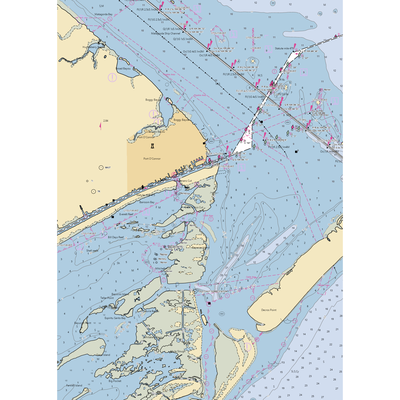 St Christopher's Marina (Port O Connor, TX) NOAA Chart  Gaming Mouse Pad