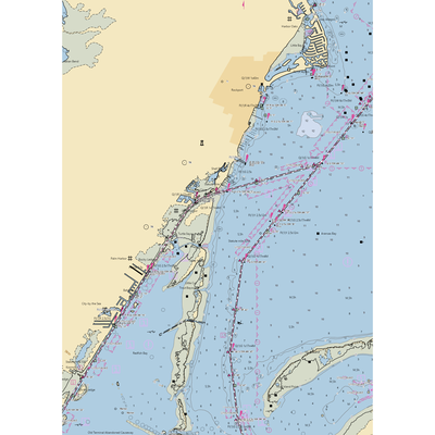 House of Boats (Rockport, TX) NOAA Chart  Gaming Mouse Pad