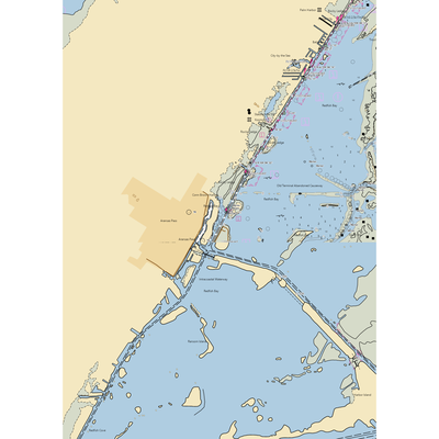 Mile 533 Marine Ways (Aransas Pass, TX) NOAA Chart  Gaming Mouse Pad