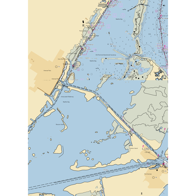 Fin and Feather Bait (Aransas Pass, TX) NOAA Chart  Gaming Mouse Pad