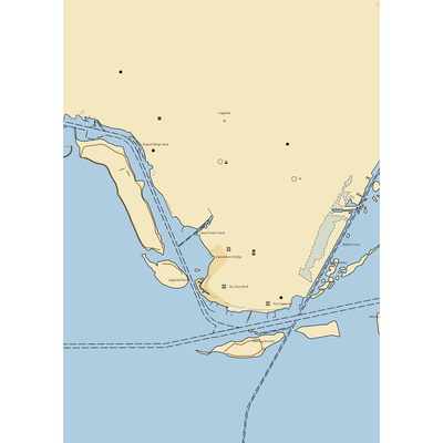 North Shore Boat Works (Ingleside, TX) NOAA Chart  Gaming Mouse Pad