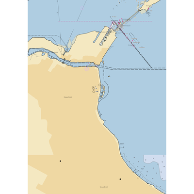 Harrison's Landing (Corpus Christi, TX) NOAA Chart  Gaming Mouse Pad